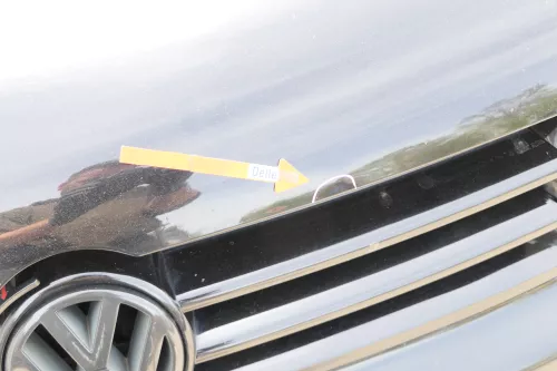 VW Golf 4 Motorhaube Haube Klappe vorne schwarz L041 (175124)