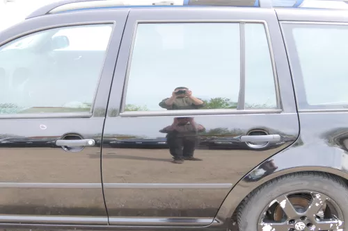 VW Golf 4 Bora Tür hinten links nur Kombi / Variant schwarz LC9Z