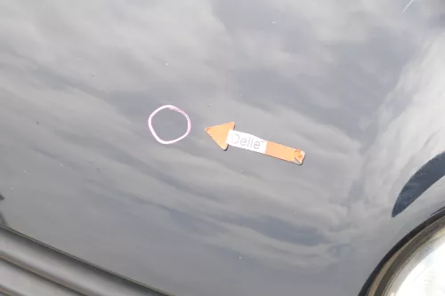 VW Lupo Motorhaube Klappe Frontklappe Haube vorne schwarz L041 uni (175156)