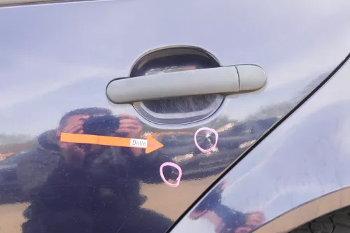 VW Golf 4 1J Limousine Tür hinten links blau LC5H blue (KEINkombi) (175241)