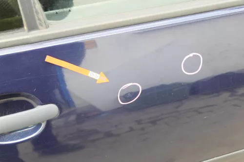 VW Golf 4 Limousine Tür hinten rechts blau LC5H (KEINkombi) (175247)