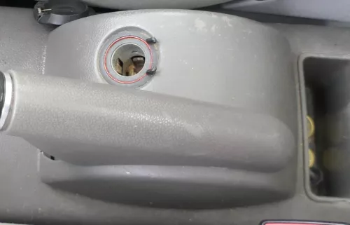 Audi A2 8Z Abdeckung um Handbremse Zigarettenanzünder swing dunkelgrau