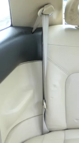 VW New Beetle Gurt hinten rechts creme beige besch