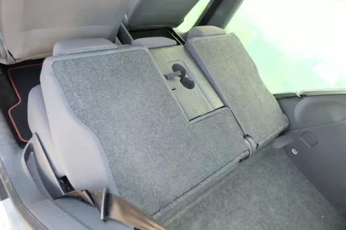 VW Golf 5M Plus Sitze Rückbank Rücksitzbank Lehne hinten Tour orange Nähte Goal (175415)