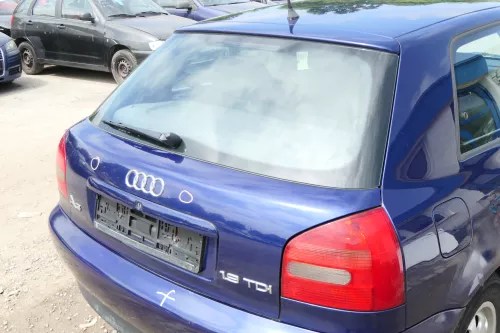 A3 8L bis cBj. ca1999 Heckklappe Kofferraumklappe Klappe hinten blau LZ5K Scheib (175463)