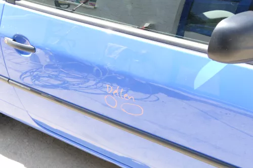 VW Lupo Seat Arosa Tür vorne rechts Beifahrertür blau LR5A (mechanischerFenst (175484)