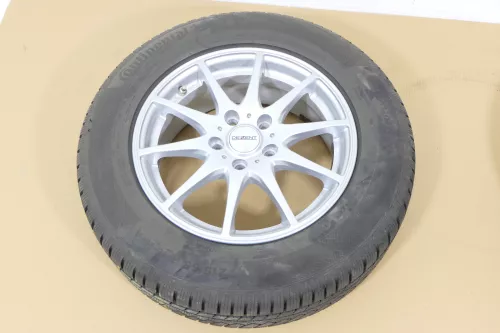 4x Golf 5 6 Alufelgen 215/65R16 98H Winterreifen Reifen 6mm KBA 49925 Dezent (175618)