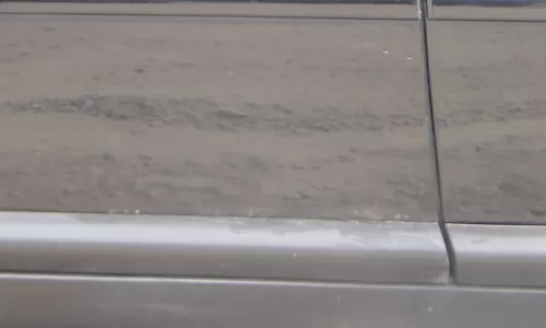 Audi A6 4B C5 Tür Türblatt hinten links nur Türblatt schwarz LN4J - Rost (175623)