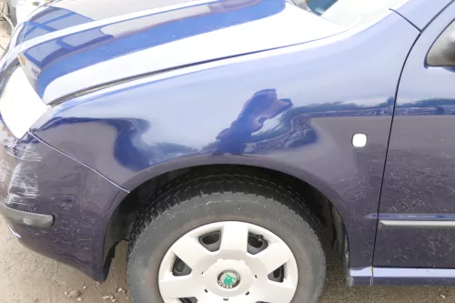 Skoda Fabia 6Y Kotflügel vorne links blau LF5U auch Kombi