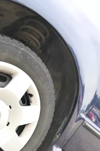 Skoda Fabia 6Y Kotflügel vorne links blau LF5U auch Kombi (175732)