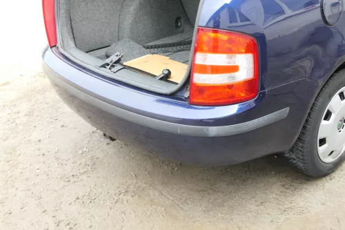 Skoda Fabia 6Y Kombi Stufenheck Stoßstange hinten Heckstoßstange blau LF5U (175738)