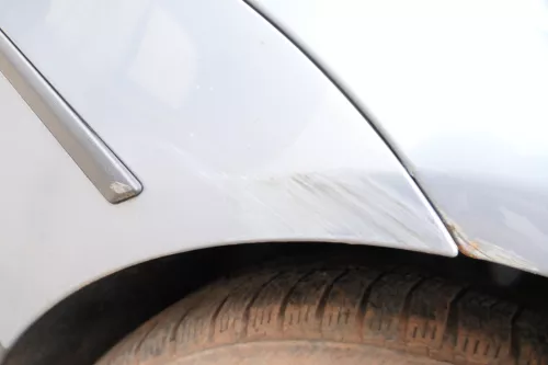 Passat 3C Kombi Stoßstange hinten Heckstoßstange Stoßfänger blau LC7Z PDC (175936)