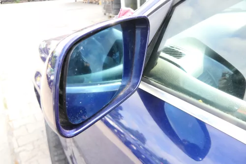 Audi A6 4B Spiegel Außenspiegel links elektrisch blau LZ5K + GLAS (176053)