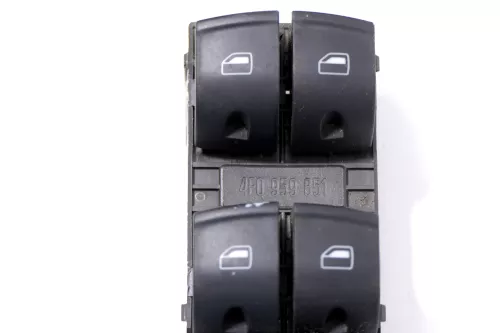 A6 4F A3 8P Q7 ektrischer Fensterheber Schalter vorne links 4-Fach 4F0959851 (176082)