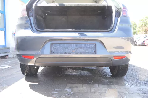 Seat Ibiza 6L Stoßstange Heckstoßstange hinten grau LS7Z facelift