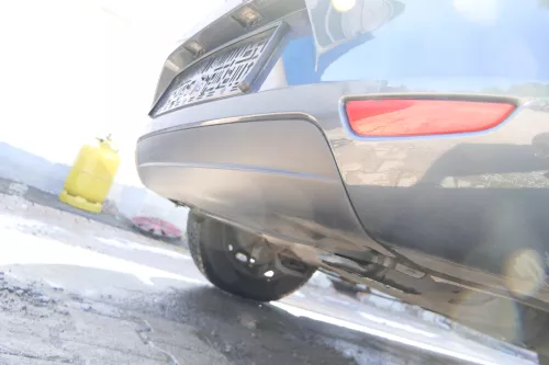 Seat Ibiza 6L Stoßstange Heckstoßstange hinten grau LS7Z facelift (176085)