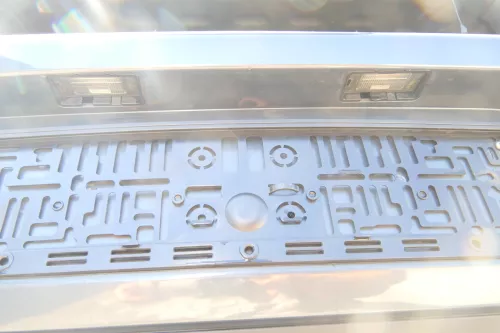 Seat Ibiza 6L Stoßstange Heckstoßstange hinten grau LS7Z facelift (176085)