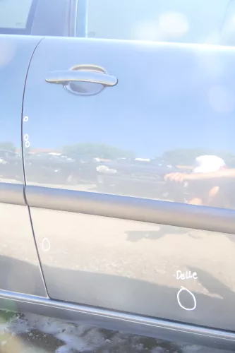 Seat Ibiza 6L Tür Fahrertür 2/3-Türer vorne rechts grau LS7Z ohne Anbautei (176099)