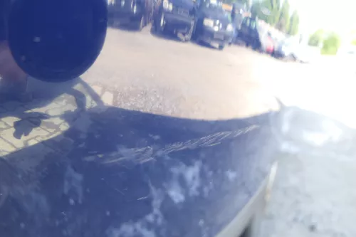 Cordoba VArio 6K Variant Stoßstange hinten Heckstoßstange blau LA5E (176146)