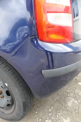 Skoda Fabia 6Y Schrägheck Stoßstange hinten Heckstoßstange blau LF5U (176181)