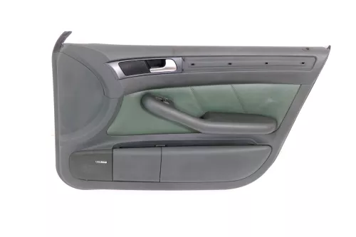 1x Audi A6 4B Türverkleidung Verkleidung Tür vorne rechts Leder grün farngrün