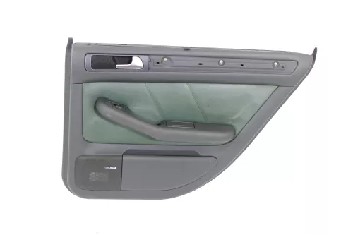 1x Audi A6 4B Türverkleidung Verkleidung Tür hinten rechts Leder grün farngrün