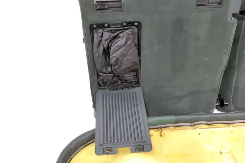 A6 4B Avant Kombi Rückbank Rücksitzbank Sitz Rücksitz 3 Punkt Leder grün Recaro (176270)