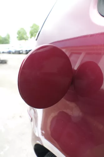 VW Polo 9N3 9N Cross Tankdeckel Klappe Tankklappe Deckel Tank rot braun LC3R (176352)