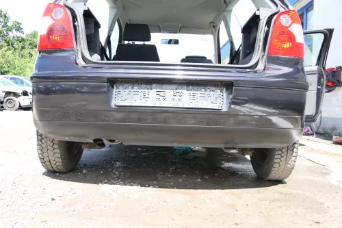 VW Polo 9N 9N3 Stoßstange Heckstoßstange hinten schwarz LC9Z
