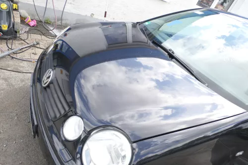 VW Polo 9N Motorhaube Klappe Haube vorne schwarz LC9Z bis ca. Bj. 2004 (176395)