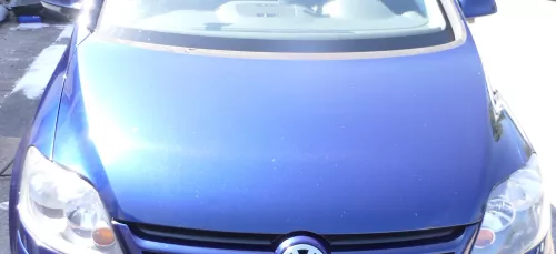 VW Golf 6 5M 521 Plus Motorhaube Haube Klappe vorne blau LD5Q