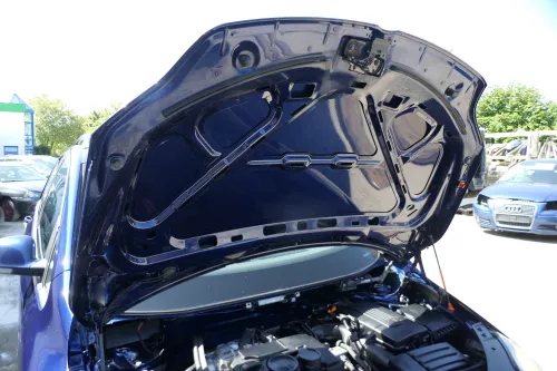 VW Golf 6 5M 521 Plus Motorhaube Haube Klappe vorne blau LD5Q (176479)