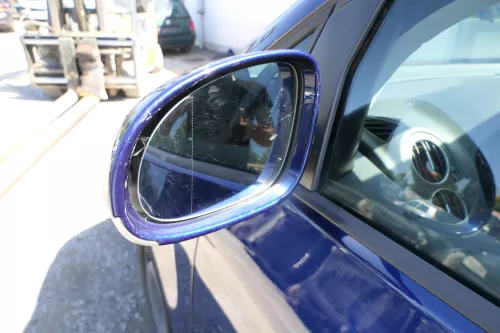Golf 5 5M Plus elektrischer Spiegel Außenspiegel links Blinker blau LD5Q memory (176484)