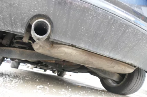 Audi A3 8P Auspuff Endschalldämpfer hinten 1,6  Motor BAG BLP BLF Mittelschal