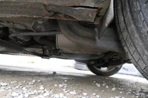 Audi A3 8P Auspuff Endschalldämpfer hinten 1,6  Motor BAG BLP BLF Mittelschal (176537)