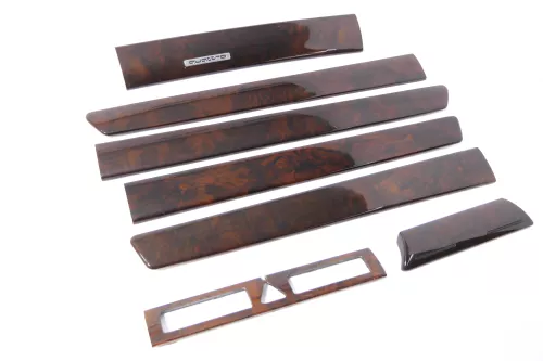 Audi A6 4B C5 Verkleidung Klappe Abdeckung Dekor Holz Optik Nußbaum Blende