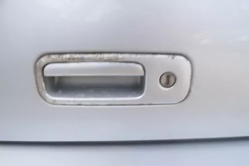 VW Golf 4 Limousine Heckklappe Kofferraumklappe Klappe hinten silber LA7W ohnAnb (176618)