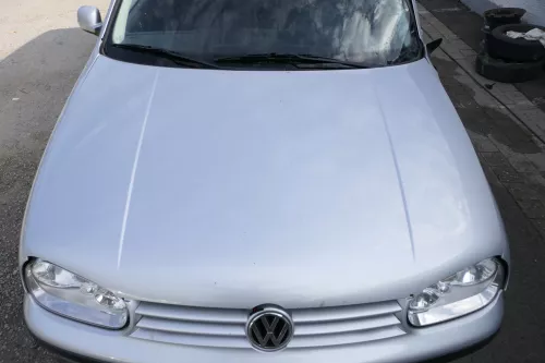 VW Golf 4 Motorhaube Haube Klappe vorne silber grau LA7W grau reflexsilber