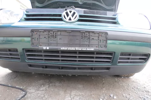 VW Golf 4 1J Stoßstange vorne Stoßfänger vorn grün LC6M (176669)