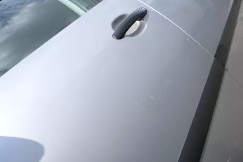 Ibiza 6L Tür Fahrertür 4/5-Türer vorne links silber grau LS7N - ohne Anbauteile (176686)