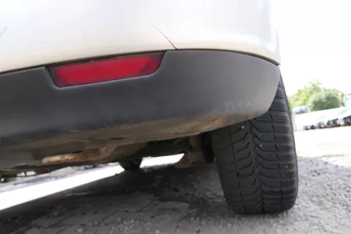 Seat Ibiza 6L nur Spoiler Stoßstange Heckstoßstange hinten schwarz (176695)