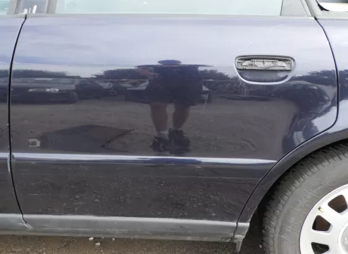 Audi A4 B5 Tür nur Türblatt hinten links blau LZ5L - Facelift (176721)