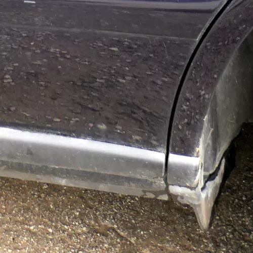 Audi A4 B5 Tür nur Türblatt hinten links blau LZ5L - Facelift (176721)