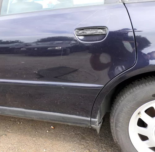 Audi A4 B5 Tür nur Türblatt hinten links blau LZ5L - Facelift (176721)