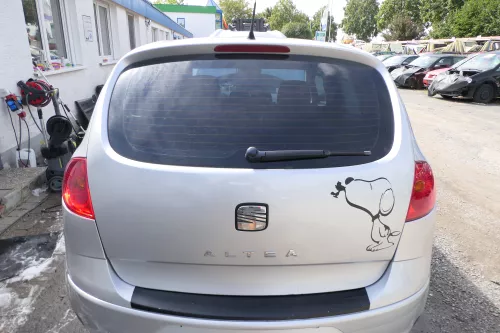 Seat Altea 5P Heckklappe mit Scheibe Klappe hinten grau silber LS7N