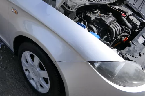 Seat Altea 5P Kotflügel vorne rechts grau silber LS7N (176755)