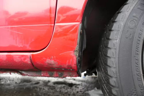VW Lupo Kotflügel vorne rechts rot LP3G (177048)