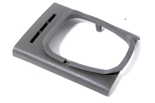 VW Polo 6N Rahmen um Schaltknauf Schaltsack Schaltung Schaltknüppel grau