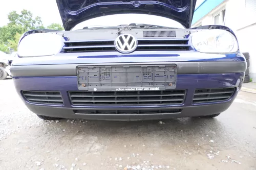 VW Golf 4 1J Stoßstange vorne Stoßfänger vorn blau LB5N (177088)