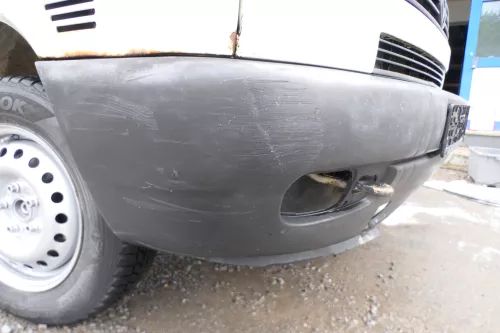 VW T4 kurze Version Stoßstange Frontstoßstange vorne schwarz AC-0 7D0807221 Nebe (177127)